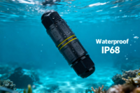 Connecteur étanche CE UKCA IP68 M684-B avec contact en cuivre et boîtier en PC pour câble d'alimentation électrique extérieur