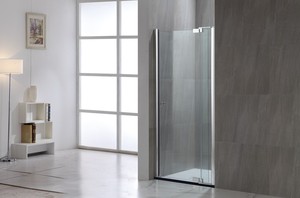 Porta Doccia Senza Telaio KMRY Design Elegante con Apertura a Cerniera per Hotel <span class=keywords><strong>Porte</strong></span> da <span class=keywords><strong>Bagno</strong></span> in Vetro Temperato - Product Image 5