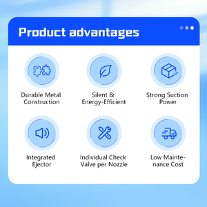 Eingebauter Vakuumgenerator-Greifer mit Silikon-Saugnäpfen für Roboterarm Automatisiertes Materialhandhabungssystem - Product Image 6