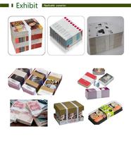 Mesin pita pengikat untuk makanan, kotak kertas buku plastik karton karpet mata uang PP otomatis