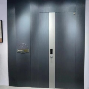 Hecho en China puerta principal y exterior de entrada delantera otras puertas puerta pivotante de acero de entrada de seguridad de aluminio fundido - Product Image 3