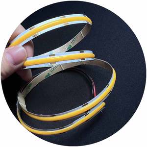 Cob Led Flex Strip Licht Hoge Dichtheid Flexibele Warme Natuur Koele Witte Dc 12V Dc 24V Cob 480led/<span class=keywords><strong>M</strong></span>, 8Mm Breedte Pcb, 5M/Roll - Product Image 4