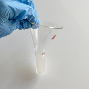 Corong Kaca Borosilikat Sudut 60 Derajat, Mulut Lebar, Batang Pendek, untuk Laboratorium, Buatan CS Labglass - Product Image 6