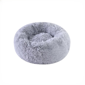 Katzen- und Hundebett, umweltfreundlich, XL, warm, für draußen, beruhigend, Donut-Form, Plüsch, waschbar, Kunstfell, weiß, flauschig, bequem, direkt vom Hersteller, Großhandel - Product Image 2
