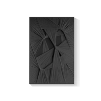 Art mural en plâtre texturé, peinture sur toile abstraite 3D, tapisserie décorative bohème, art en tissu