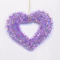 Guirlande de guirlandes d'amour rose pour mariage saint-valentin, toile de fond de Confession, décoration de cœur doux