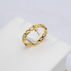 แหวนเงินแท้ S925 สำหรับผู้หญิง แหวนรูปหัวใจแบบเปิด ใส่ไข่มุกได้ ขนาด 5-8 มม. สำหรับทำเครื่องประดับ DIY - Product Image 4