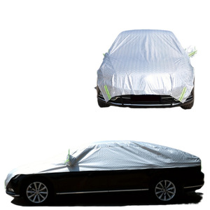 Protection contre la neige pour voiture, demi-housse en film d'aluminium, protection solaire, imperméable pour utilisation hivernale, 5m x 2.2m, couleur argent - Product Image 5