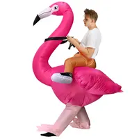 Inflatable Flamingo Mascot Costume for Adult and Children