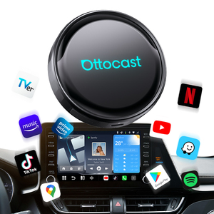 Ottocast P3 Pro, Adaptador Multimedia Inalámbrico CarPlay AI Box con Android 13, Salida HDMI, Cloud SIM 3.0 y <span class=keywords><strong>Asistente</strong></span> de Voz con IA GPT - Product Image 1