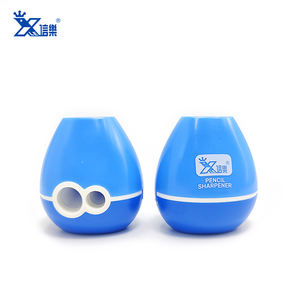 Nuevo diseño logotipo personalizado 2 agujeros tajadores de lpiz con diseo papelería precios al por mayor sacapuntas Manual para la venta - Product Image 3