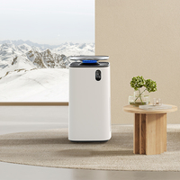 Penjernih Udara dan Pelembap Udara 2-in-1 dengan Filter HEPA H13, Penjernih Udara Pintar WiFi untuk Rumah, Kamar Tidur, dan Ruangan Sedang