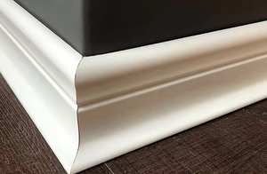 Phổ biến Trắng primed MDF tường góc góc đúc Ốp chân tường khuôn với các loại khác nhau Ốp chân tường ván chân tường - Product Image 4