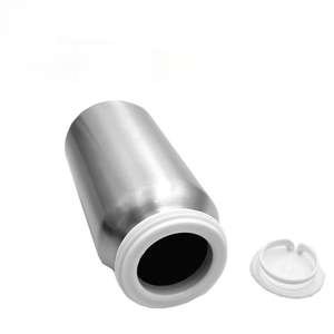 Récipient en aluminium pour vitamines Emballage de supplément Pot en aluminium Bouteille ronde en métal pour comprimés de pilules chimiques - Product Image 6