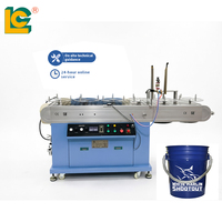 Machine de traitement au gaz GPL à double flamme automatique pour le prétraitement des surfaces des grands conteneurs en plastique PP, PE, HDPE, PET