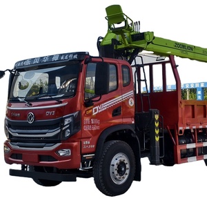 Gru telescopica del <span class=keywords><strong>camion</strong></span> della gru montata <span class=keywords><strong>camion</strong></span> di Dongfeng 8Ton <span class=keywords><strong>con</strong></span> un cestello sospeso ad alta quota - Product Image 1