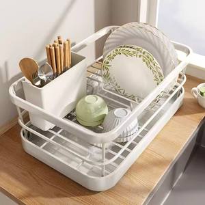 ที่คว่ำจานแบบสี่เหลี่ยมขนาดใหญ่ Wenzhou แห้งเร็ว วางบนเคาน์เตอร์อเนกประสงค์สำหรับห้องครัว - Product Image 1