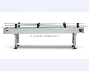 Convoyeur à bande plat vert de <span class=keywords><strong>PVC</strong></span> d'approvisionnement direct en caoutchouc de bande transporteuse pour la chaîne de production industrielle de nourriture - Product Image 4