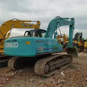 Chất lượng cao và hoạt động nhật bản gốc 20 tấn Kobelco SK 200-8 máy xúc ở Thượng Hải Một năm bảo hành suốt đời bảo trì