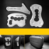 Massage Gua Sha avec logo personnalisé, équipement de physiothérapie corporelle, masseur facial en acier inoxydable IASTM Fitness Muscle Fascia