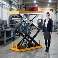 Plateforme élévatrice à ciseaux électrique personnalisée JIALITE Série HWS, certifiée CE, OEM, hauteur sur mesure, table élévatrice fixe pour poste de travail en ligne