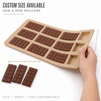 Moule à chocolat de qualité alimentaire personnalisé, OEM et ODM, moule en silicone personnalisable
