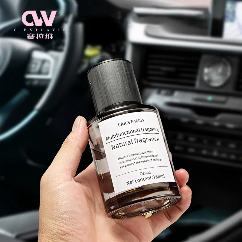 Parfum mobil baru aromaterapi cahaya mewah pewangi kualitas tinggi aroma bebas api 160ml parfum mobil penyegar udara mewah