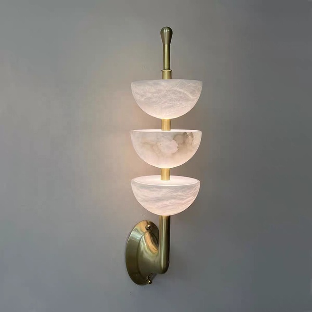 Modern Alabaster LED Wall Luxury Sconce Lights Wall Lamp