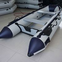 Bateau pneumatique avec plancher en aluminium, bateaux pneumatiques de pêche avec certification CE