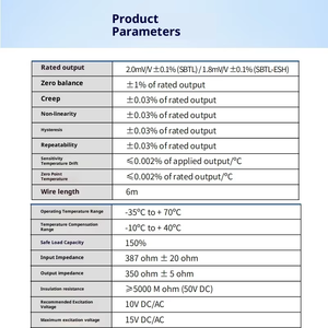 Sensor de Celda de Carga Transcell Sbtl/0.5T/1T/2T 5-24V 2mv para Báscula de Camiones - Product Image 3