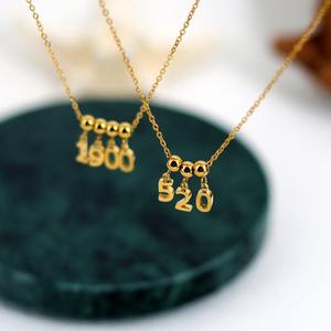 Collar con Letras Personalizadas, Colgante de Acero Inoxidable con Letras del Alfabeto, Inicial en Inglés - Product Image 3