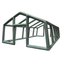 Cabine de peinture gonflable en PVC personnalisée avec structure tubulaire, étanche, installation rapide, utilisation quatre saisons, résistante aux produits chimiques, écologique