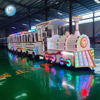 Centre commercial de haute qualité pour enfants Mini petit train sans rail à moteur électrique pour enfants