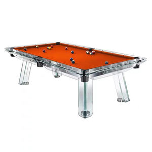Nouveauté 2026 : Table de billard de luxe moderne de 8 pieds en verre trempé pour intérieur – Ventes flash usine - Product Image 5
