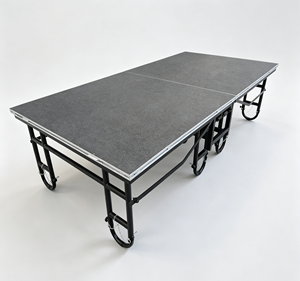 Plateforme de Scène Pliante Professionnelle sur Roues pour Hôtels, Événements, Mariages, Banquets, Écoles et Spectacles Intérieurs - Product Image 1