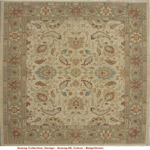 Alfombra de Lana de Color Sólido de Estilo Clásico Vintage Moderno, Alfombra Grande Antideslizante Hecha a Mano, Ecológica, con Borlas, Personalizable y Lavable - Product Image 4