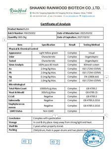 Extrato rutina em pó Rutinum Extrato Rutoside Rutin Hydrate Powder - Product Image 2
