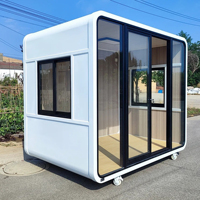Kit de maison conteneur préfabriquée modulaire moderne à prix d'usine, mini-appartement en acier portable avec salle de bain et cuisine