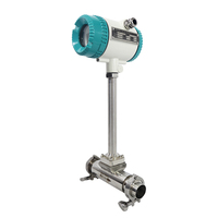 Medidor de Flujo Digital Vortex 4-20 MA RS485 Pulso, Precisión del 1.0%, Medición de Flujo de Agua, Gas, Vapor, Oxígeno, Líquido, Aire y Temperatura