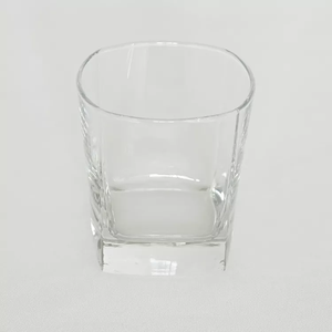 Vaso de Whisky Cuadrado de Base Pesada Transparente de 9 oz, Estilo Americano, con Logotipo Personalizado, el Más Vendido del <span class=keywords><strong>2022</strong></span>, para Fiestas - Product Image 5