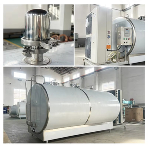 Tanque de almacenamiento de refrigeración de leche de alta productividad 300L-6000L con bomba para plantas lecheras - Product Image 5