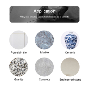 Disque diamanté à longue durée de vie pour <span class=keywords><strong>la</strong></span> découpe de pierre frittée |   <span class=keywords><strong>Meuleuse</strong></span> d'angle OEM pour carreaux de céramique et de porcelaine, coupe humide et sèche - Product Image 6