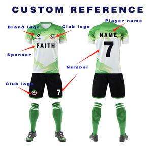 Aanpasbare Voetbaltenue Uniform Voor Heren Nieuw Effen Voetbalshirt Voor Voetbalkleding In Groothandel - Product Image 6