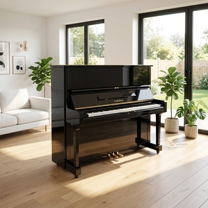 Piano U1A de Alto Rendimiento Usado, 121 cm, Dimensiones Estándar, Tapa de Abeto Sólido, para Recital y Pruebas de Grado - Product Image 1