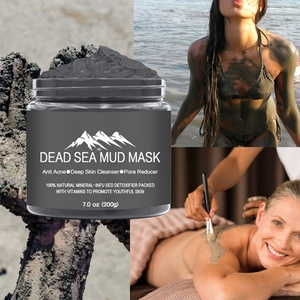 Vente en gros de masque de boue de la mer Morte pour le soin de la peau du visage, 200 g, nettoyage en profondeur, réduction des pores - Product Image 1