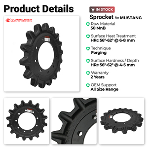 Fulian בניית מכונות הנעה חוסך עבור מוסטנג MTL 16 316 מסלול מטעין מסלול רולר סבבת בטלן גומי מסלול - Product Image 3