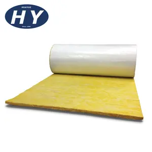 Прочный огнестойкий водонепроницаемый теплоизоляционный материал алюминиевая фольга стеклянная вата одеяло для изоляции наружных стен