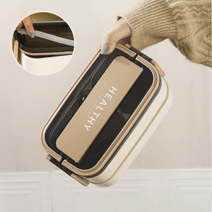 Boîte à lunch portable personnalisée en plastique monocouche pour étudiants, isolée, étanche et sûre. - Product Image 3