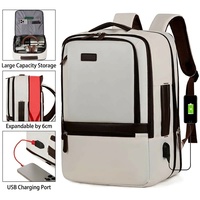 Sac à dos pour ordinateur portable pour homme, Oxford, tendance, voyage, grande capacité, résistant à l'eau, avec USB