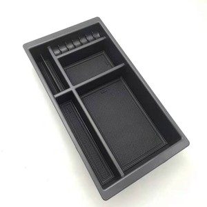 Chevrolet Armrest Box Storage Organizer Plastic Insert Center Console Tray For <b>Car</b> <b>Interior</b> Use - Product Image 4